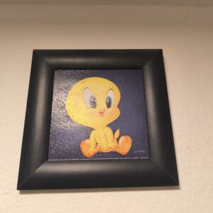 Bild "Tweety" im Bilderrahmen
